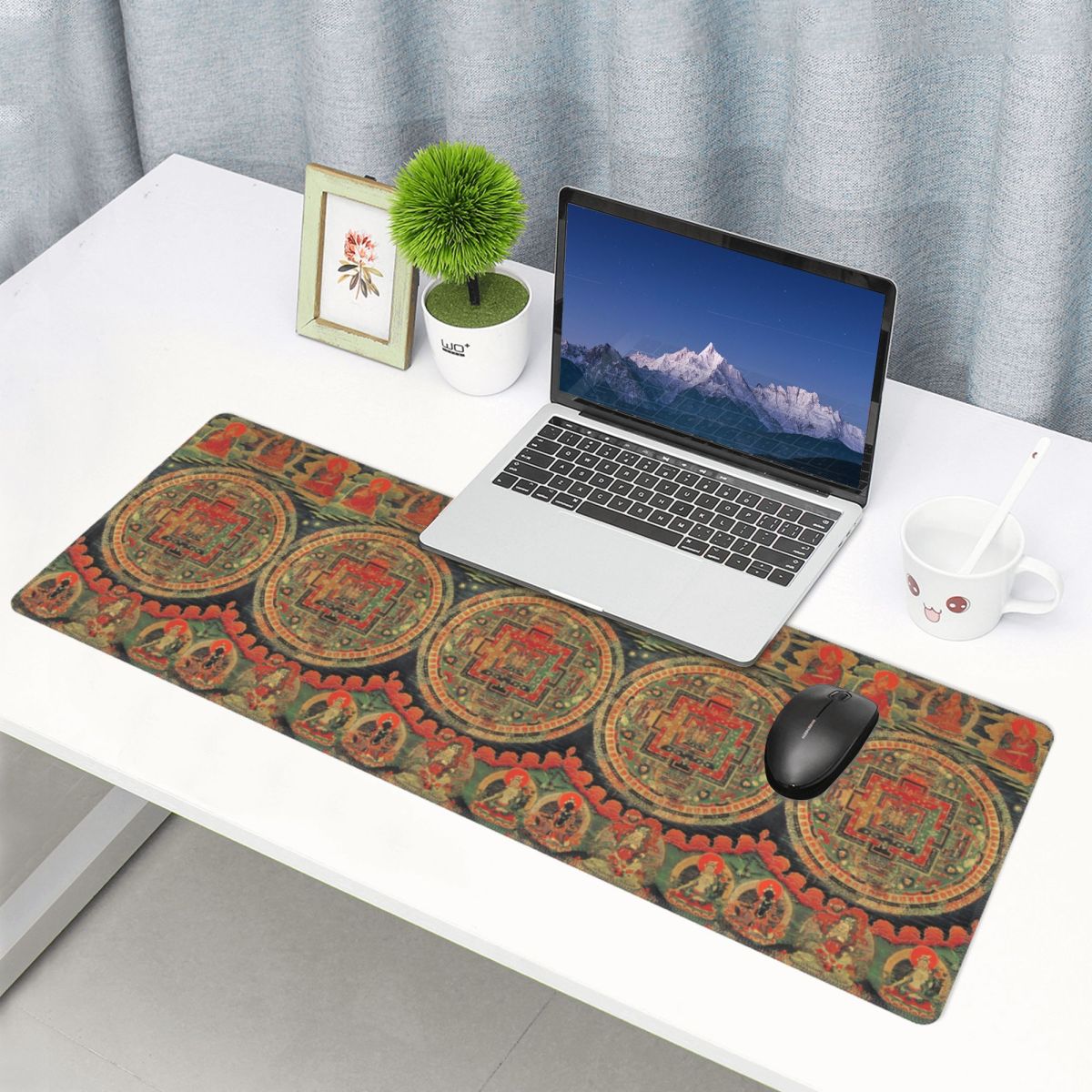 Laptop Accessories India - Duża podkładka pod mysz Indie Mandala
