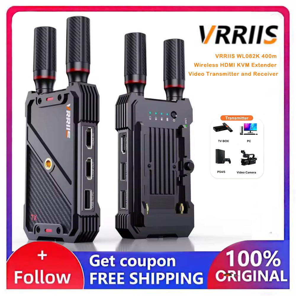 Laptop External Accessories - VRRIIS WL082K 400M Bezprzewodowy przedłużacz HDMI