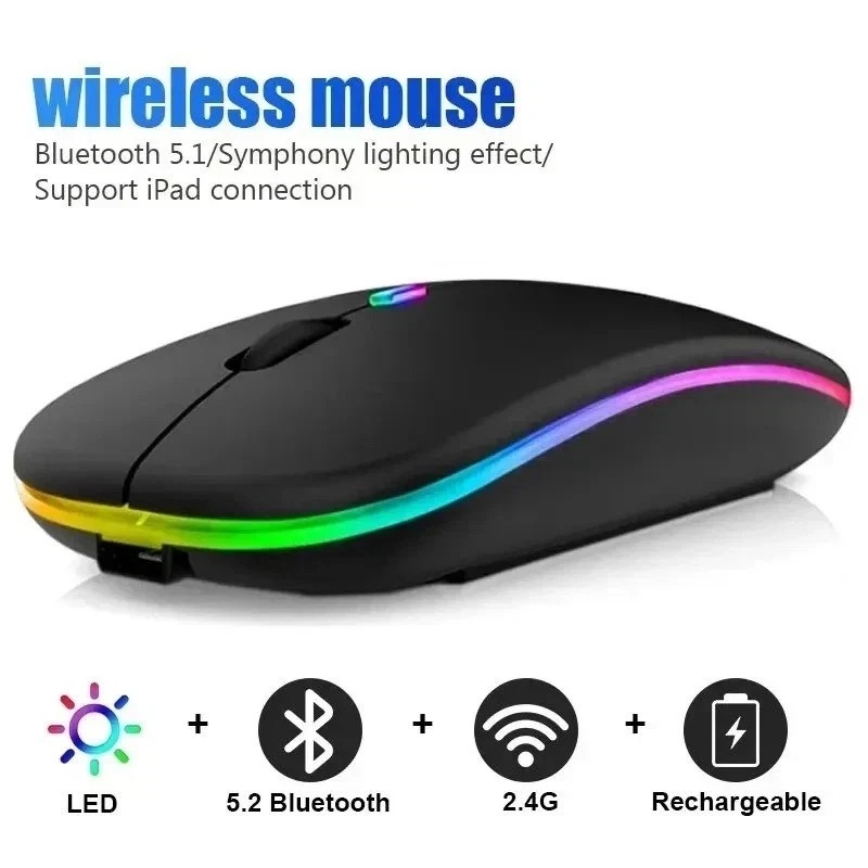 Laptop External Accessories - Mysz Bezprzewodowa Bluetooth Dual Mode Wygodny