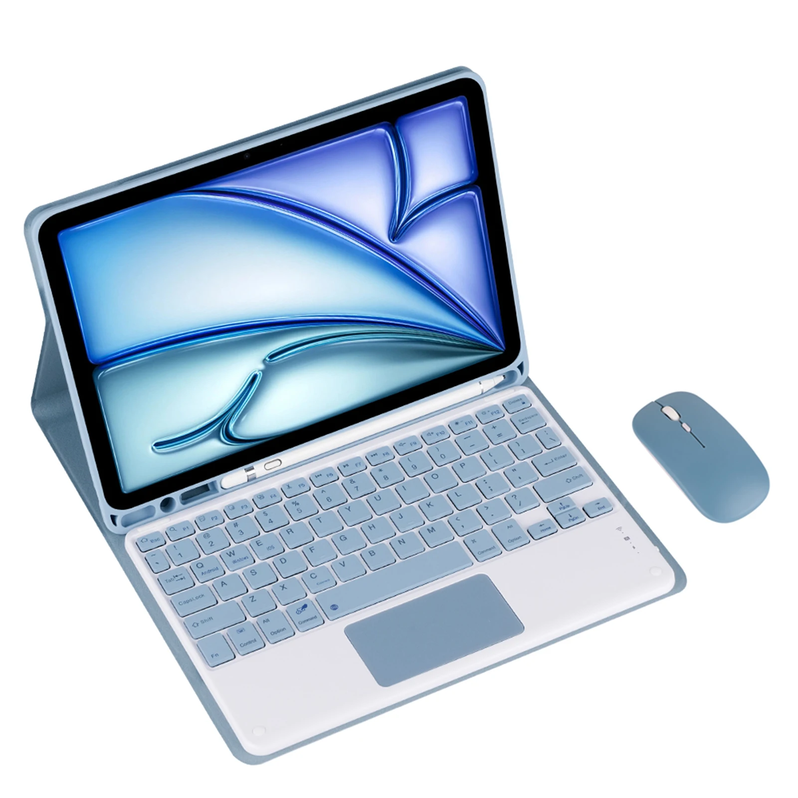 Mini Wireless Mouse - Etui z klawiaturą i myszką do