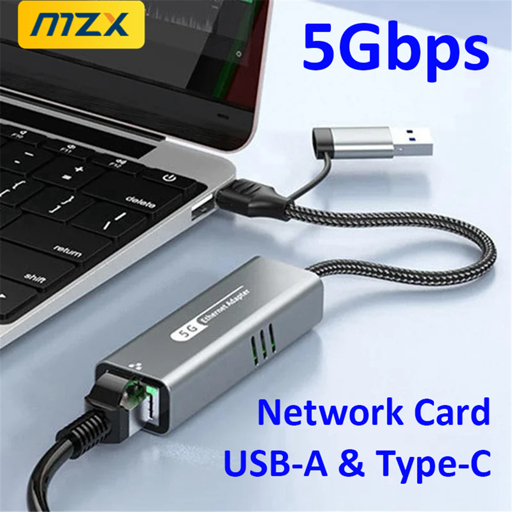 Laptop External Accessories - Karta sieciowa MZX 5000Mbps 5G USB