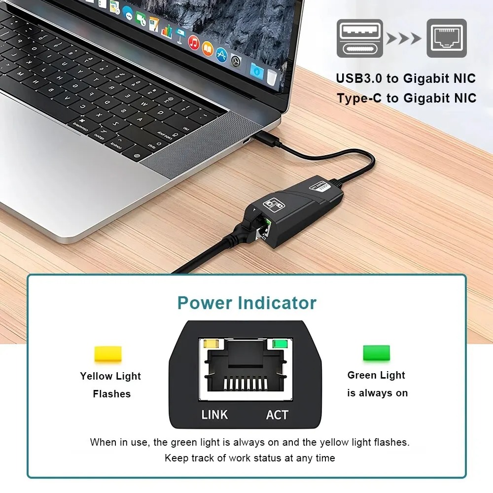 Adapter Wi-Fi USB 3.0 HUB Ethe – Laptop External Accessories recenzja i cena