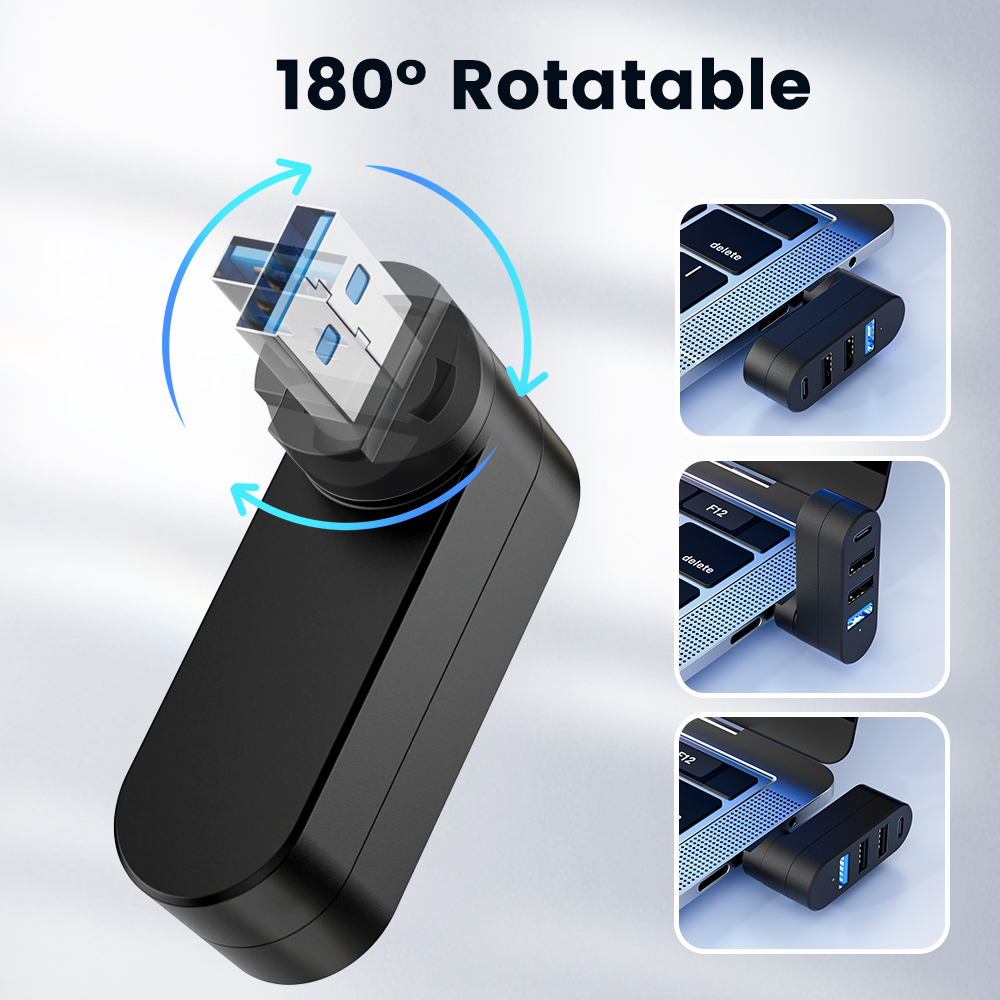 Adapter USB Hub 3.0 z obrotową – Xiaomi Laptop Accessories recenzja i cena