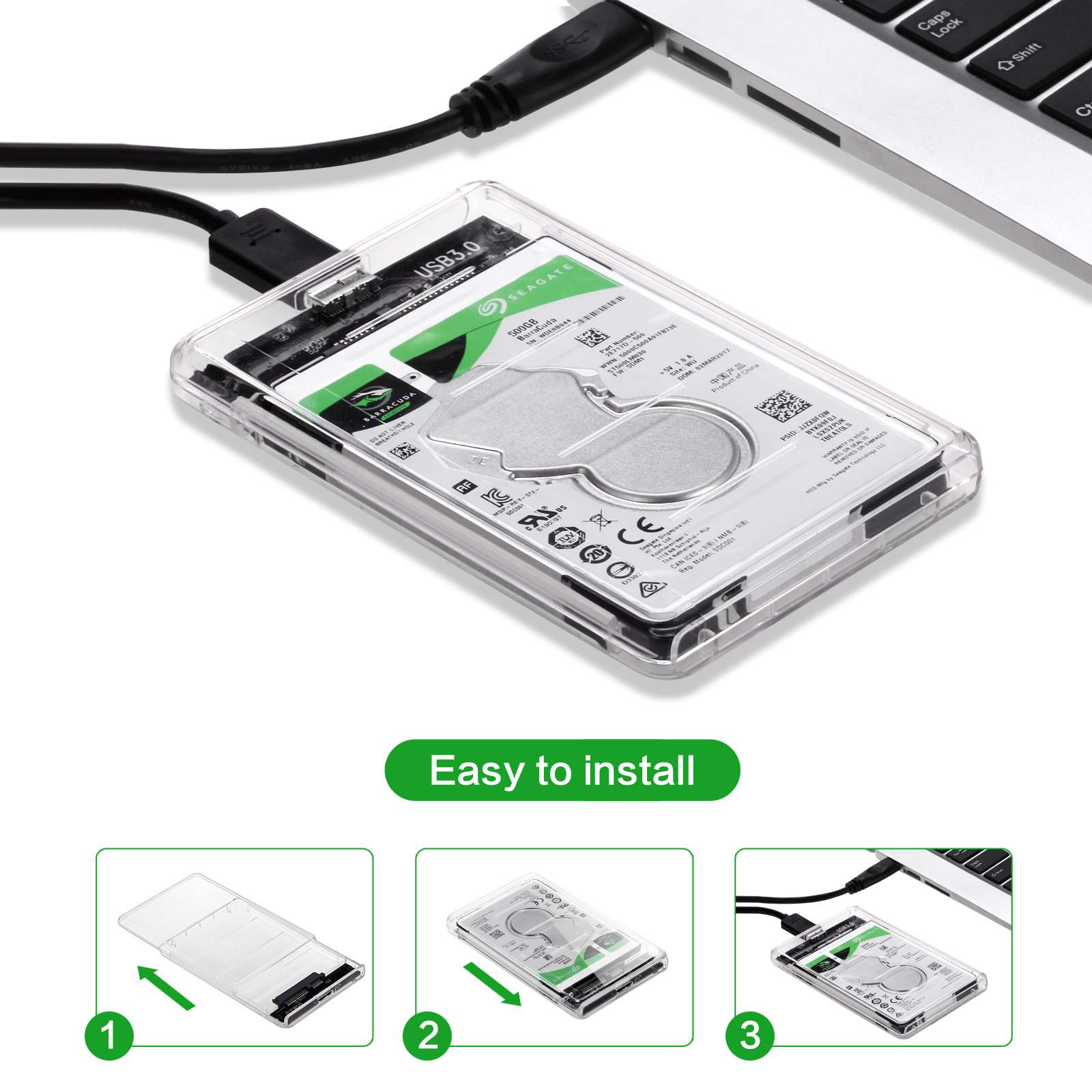 Przezroczysta obudowa zewnętrz – Laptop External Accessories recenzja i cena