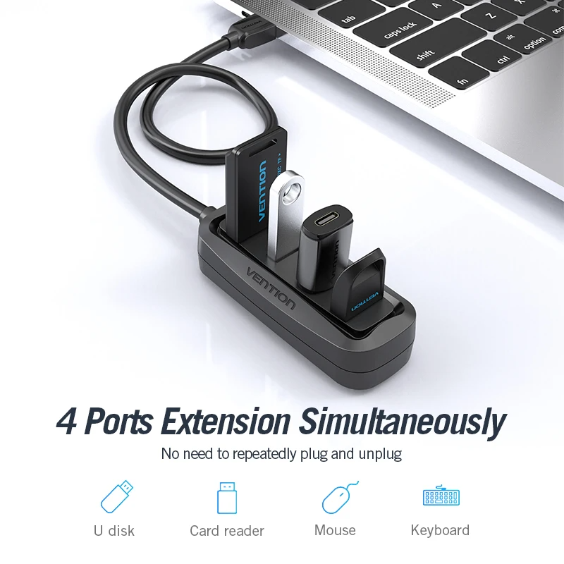 Vention USB 2.0 HUB 4-portowy  – Xiaomi Laptop Accessories recenzja i cena