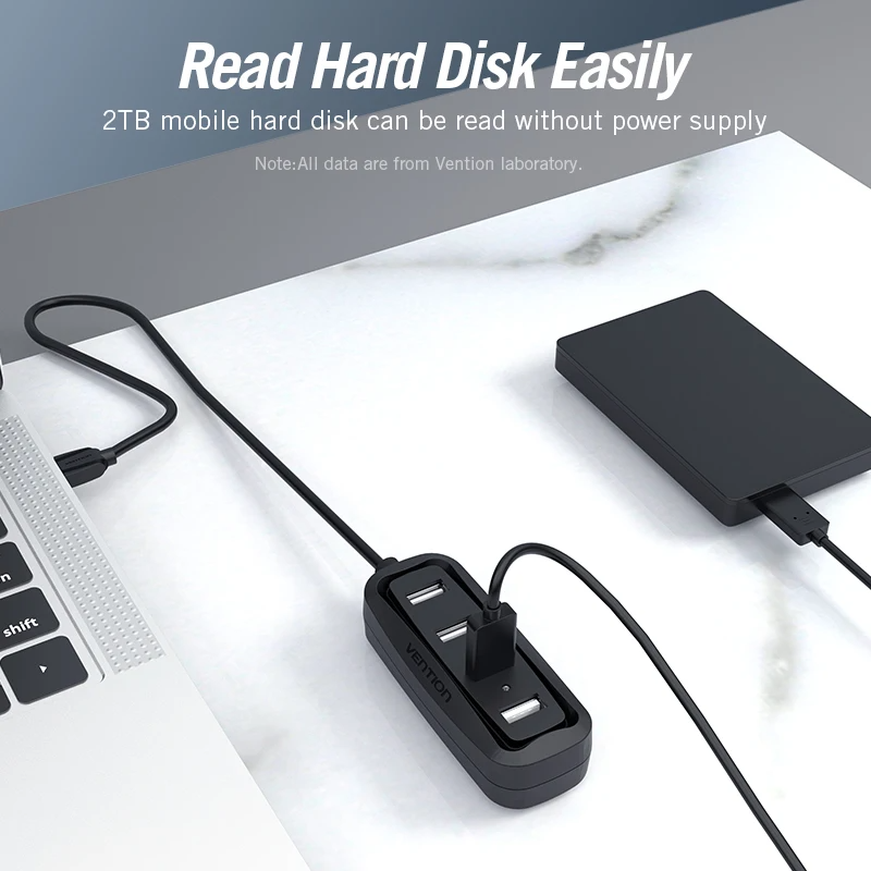 Vention USB 2.0 HUB 4-portowy  – Xiaomi Laptop Accessories recenzja i cena